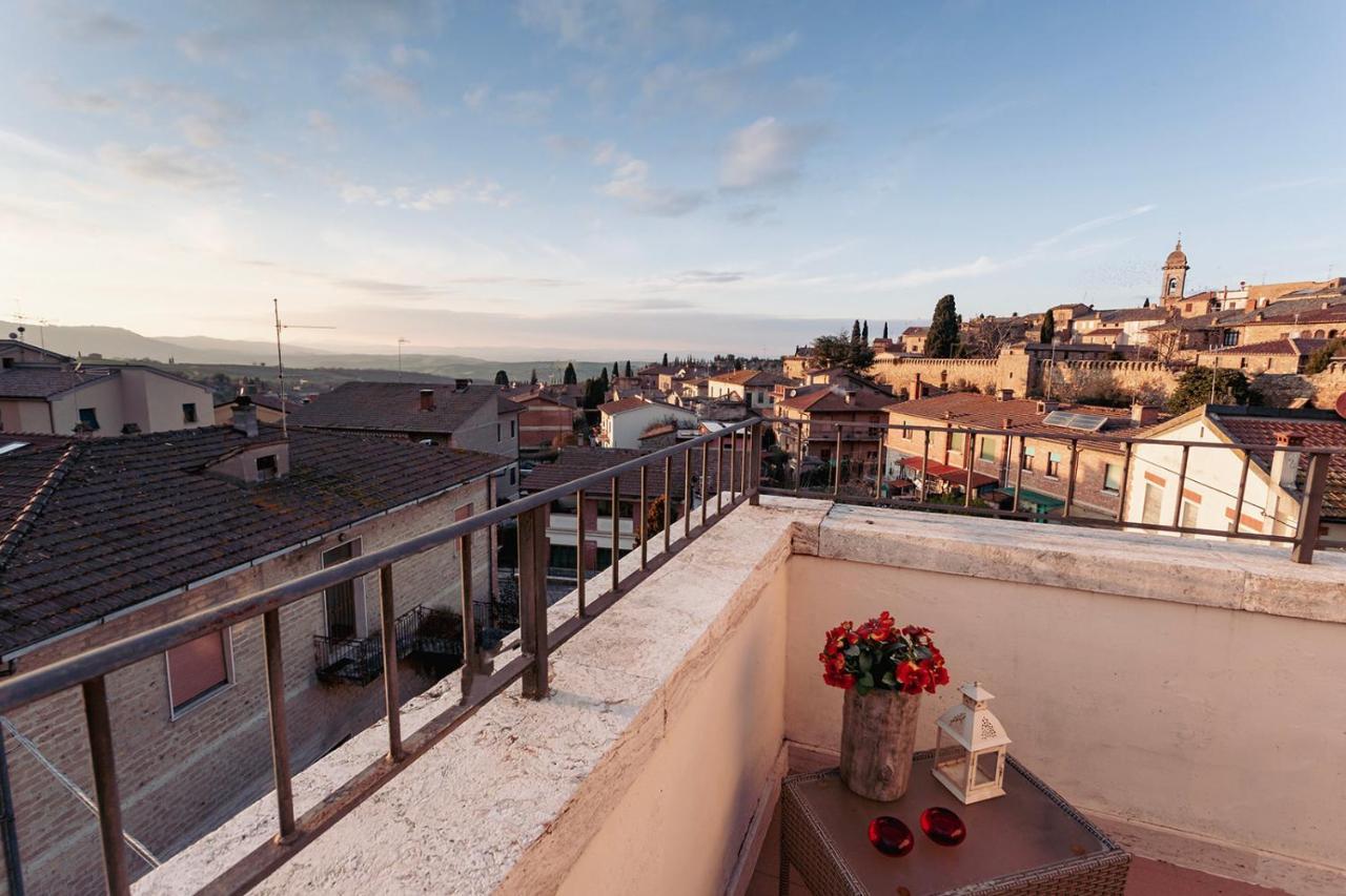 Il Trabucco E La Terrazza Della Val D' Orcia Daire San Quirico dʼOrcia Dış mekan fotoğraf